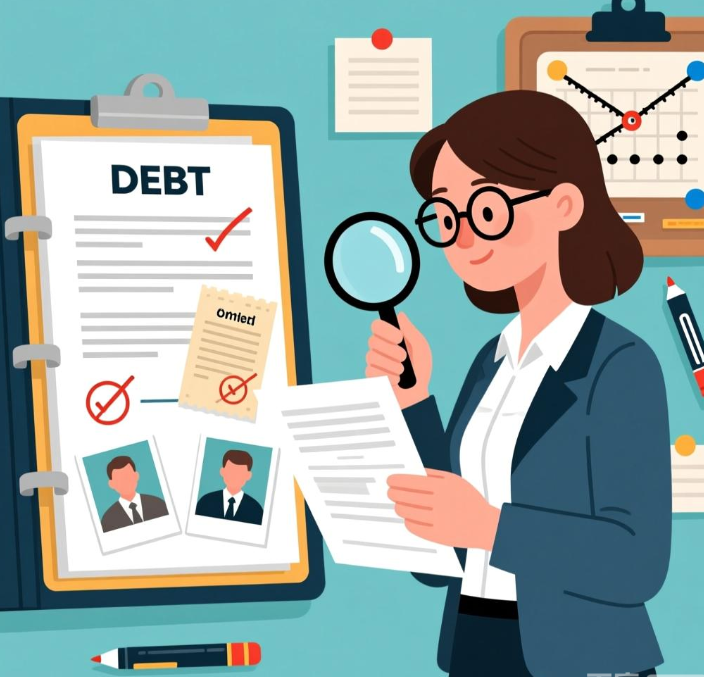 企业债务调查方法